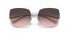 Coach Sunglasses HC7156D CL904 SHINY SILVER 60 Women's
