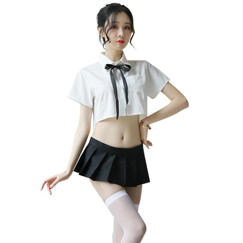 Sexy lingerie nightclub women's pure and cute split professional wear sexy sailor uniform pure desire bed temptation