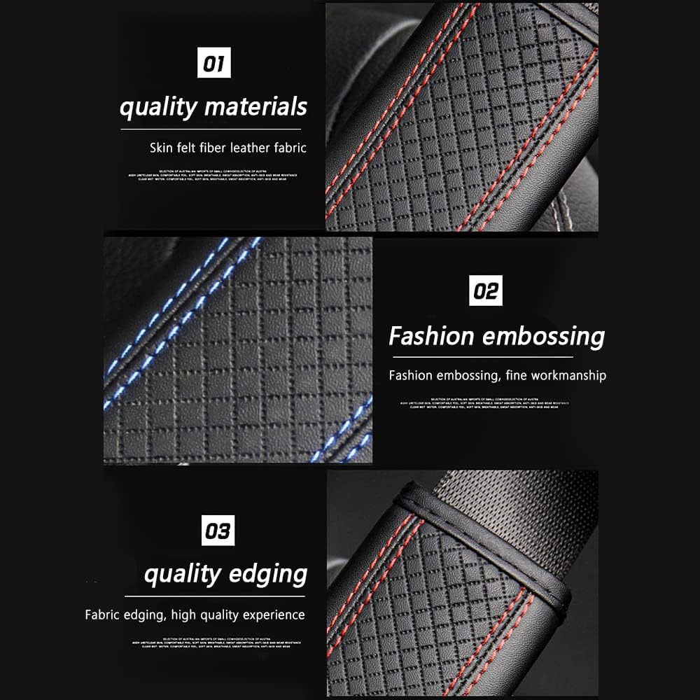 2PCS Car Seat Belt Cover Pad,Breathable Leather Seatbelt Covers For Shoulder Protection And Car Decorations,Universal Seatbelt Cushion Adding Car