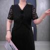High-end Plus Size Lace Two-Piece Casual Summer Dress for Women