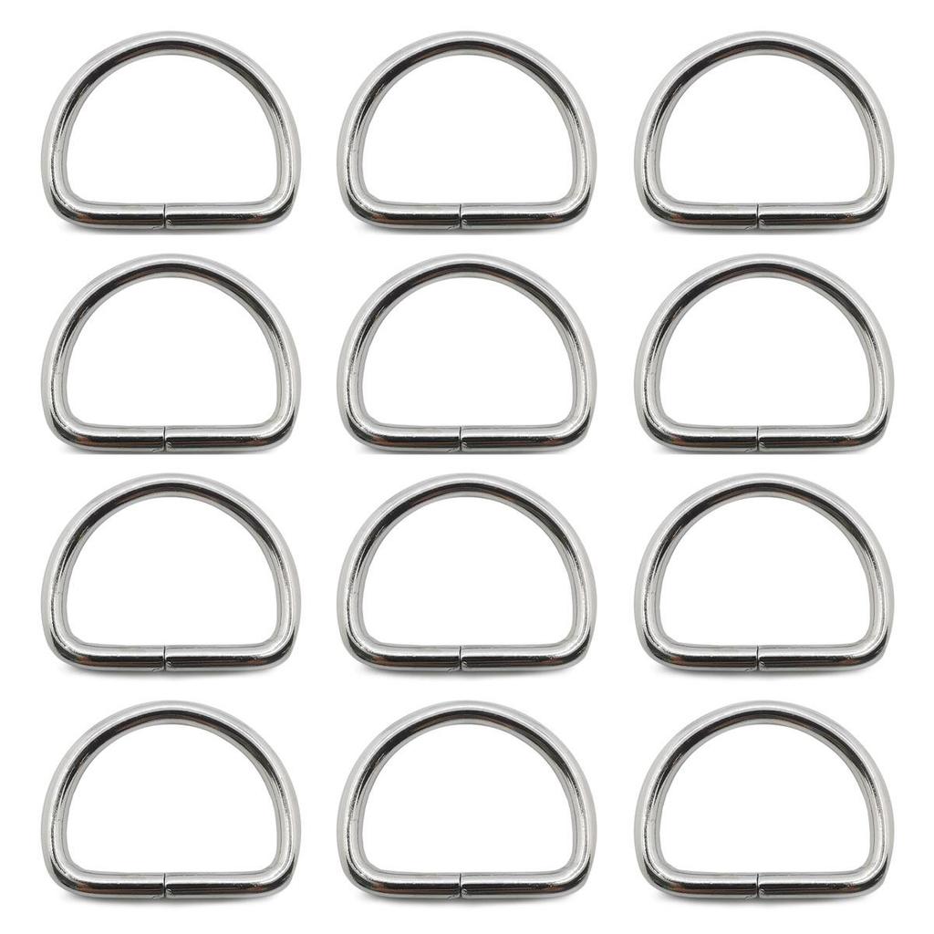Iron Silver D-Ring Buckle for Handbag & Backpack Accessories