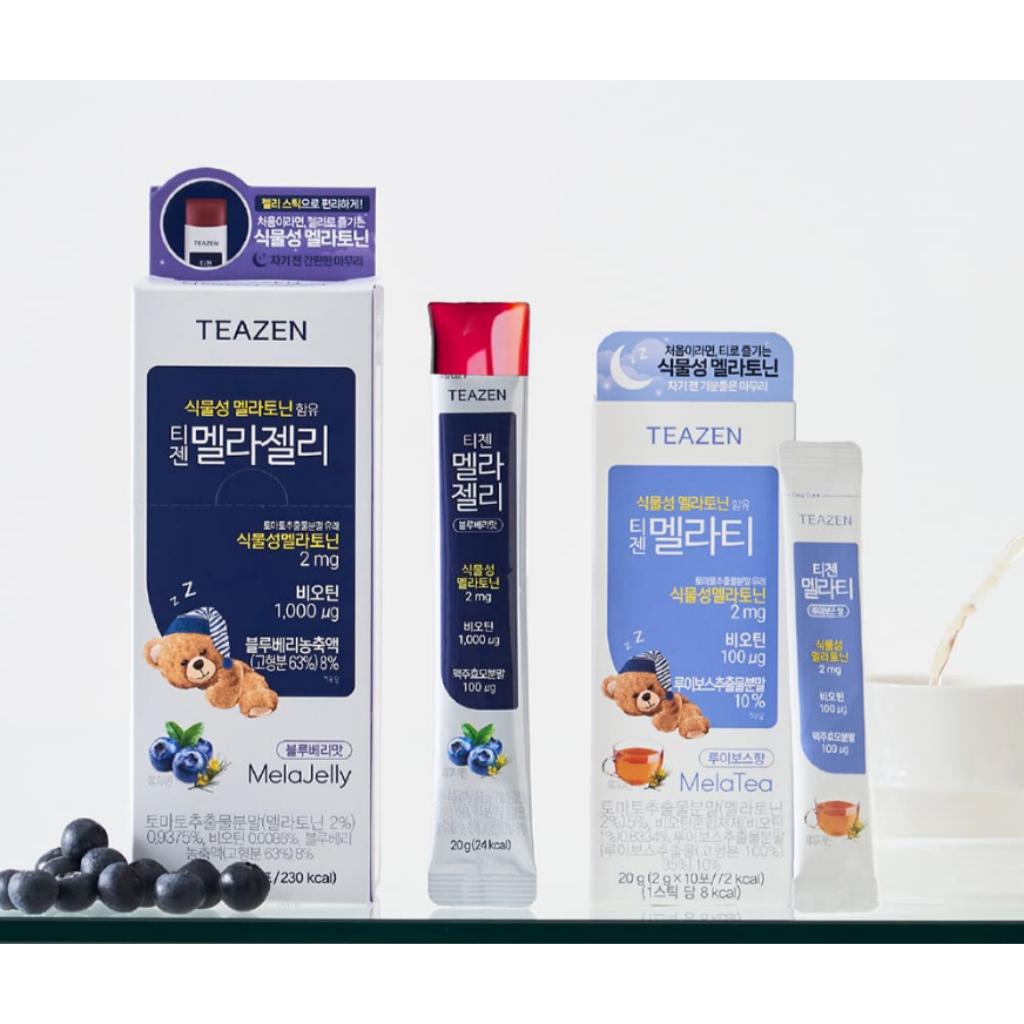 Teazen Mela Tee & Mela Gelee/Melatonin-Tee/Melatonin-Gelee/Teazen Tee&Gelee