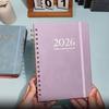 PU Leather Cover 2026 Weekly Monthly Planner A5 Daily Planner Notepad Daily Notebook  Work