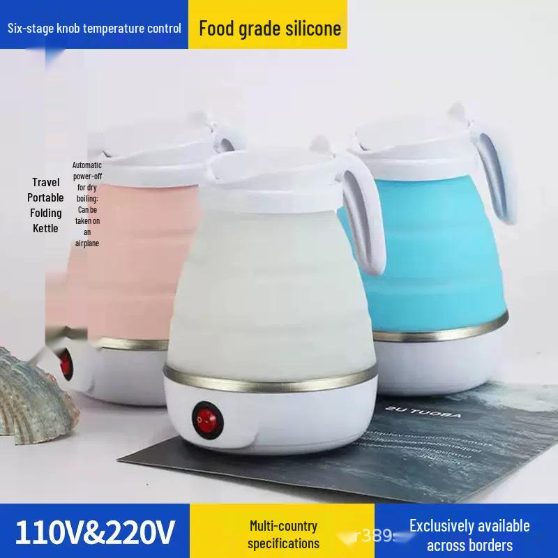 

Mini Foldable Electric Kettle: Portable Silicone Kettle for Travel, Dorms, and Boiling Water US 110V (In Stock)