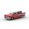 MOC-83031 Snow Suit Blue Nomad Compatible Building Blocks 6 Grid Car Educational Assembly Toy Car Model Gift For Men