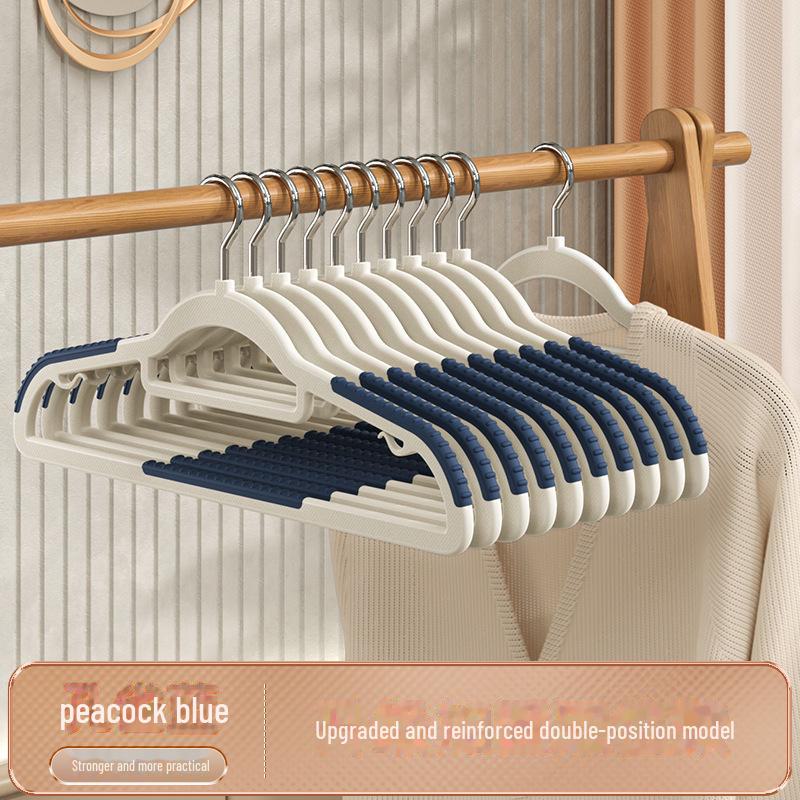 Dual-Purpose Non-Slip Hanger: Wet/Dry Use, Anti-Shoulder, Space-Saving Clothes Rack