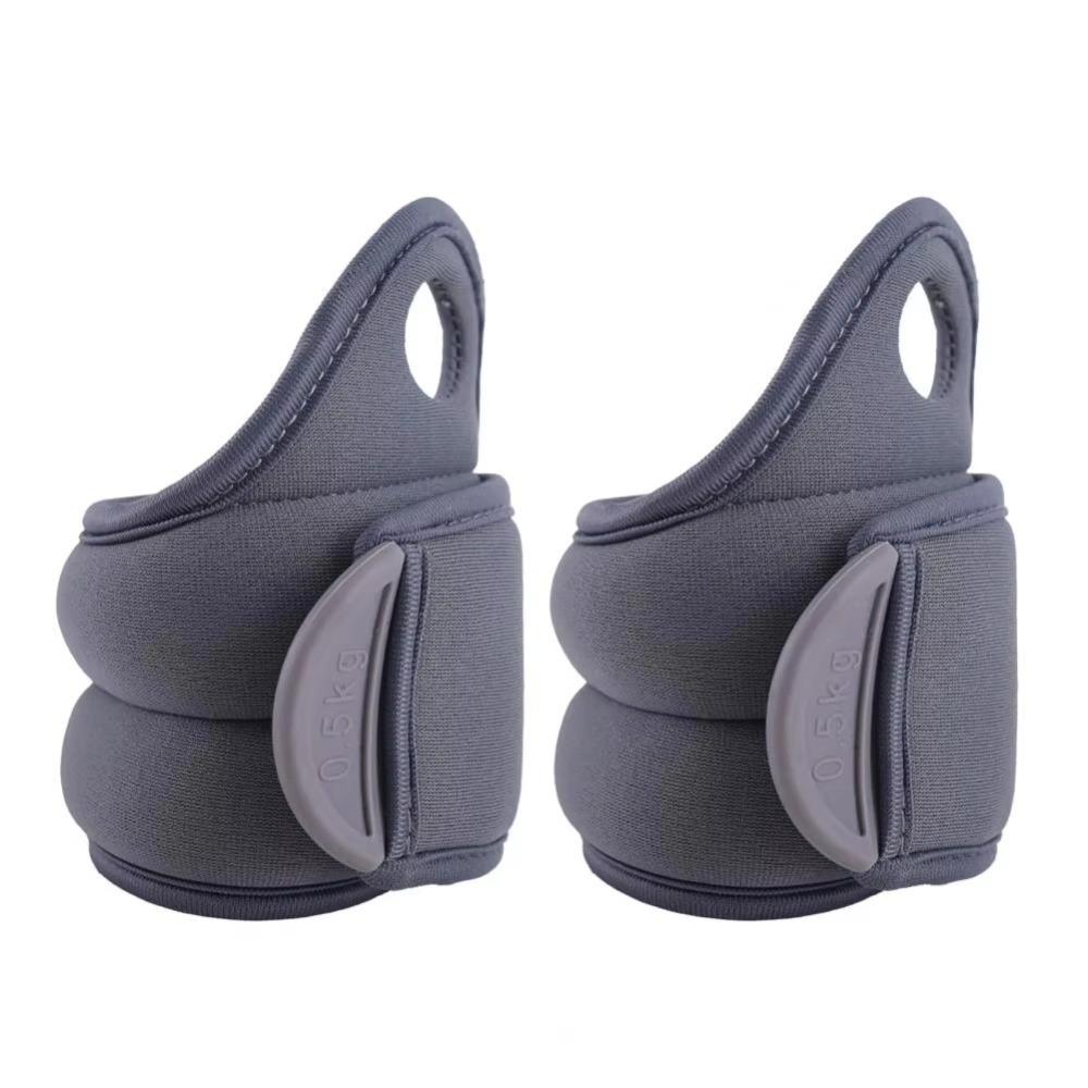 

2pcs Waterproof Thumb Loop Wrist Weights Sports Weight Cuffs High Quality Fitness Hand Weights All сірий