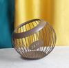 European-Style Irregular Wrought Iron Fruit Basket & Coffee Capsule Rack