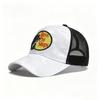 Bass embroidered mesh baseball cap, color-blocked baseball cap, men's summer breathable truck hat, high-top sun hat