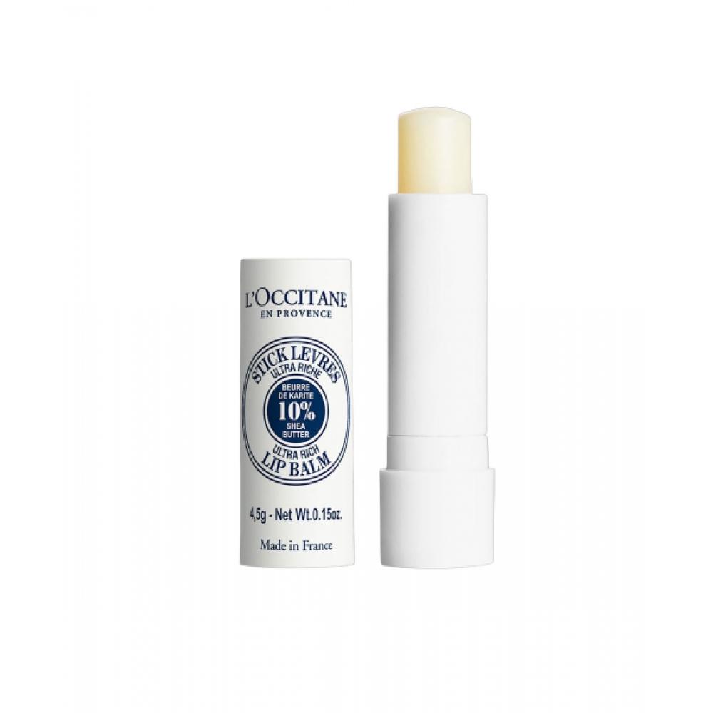 Loccitane Shea Butter Ultra Rich Lip Balm 4.5g 001 Shea Butter Ultra Rich Lip Balm 45G
