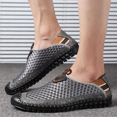 Large Size Men's Moccasins Fashion Summer Men's Breathable Casual Shoes Outdoor Sports Shoes