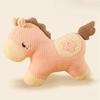 Style Fortune Horse Plush Toy With Soft Short Pile Fabric For Office Decor And Gift Giving