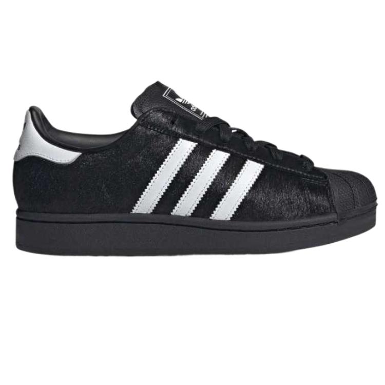 Adidas Superstar 2 Černé dámské tenisky z koňské srsti Core-Black Cloud-White JH9475