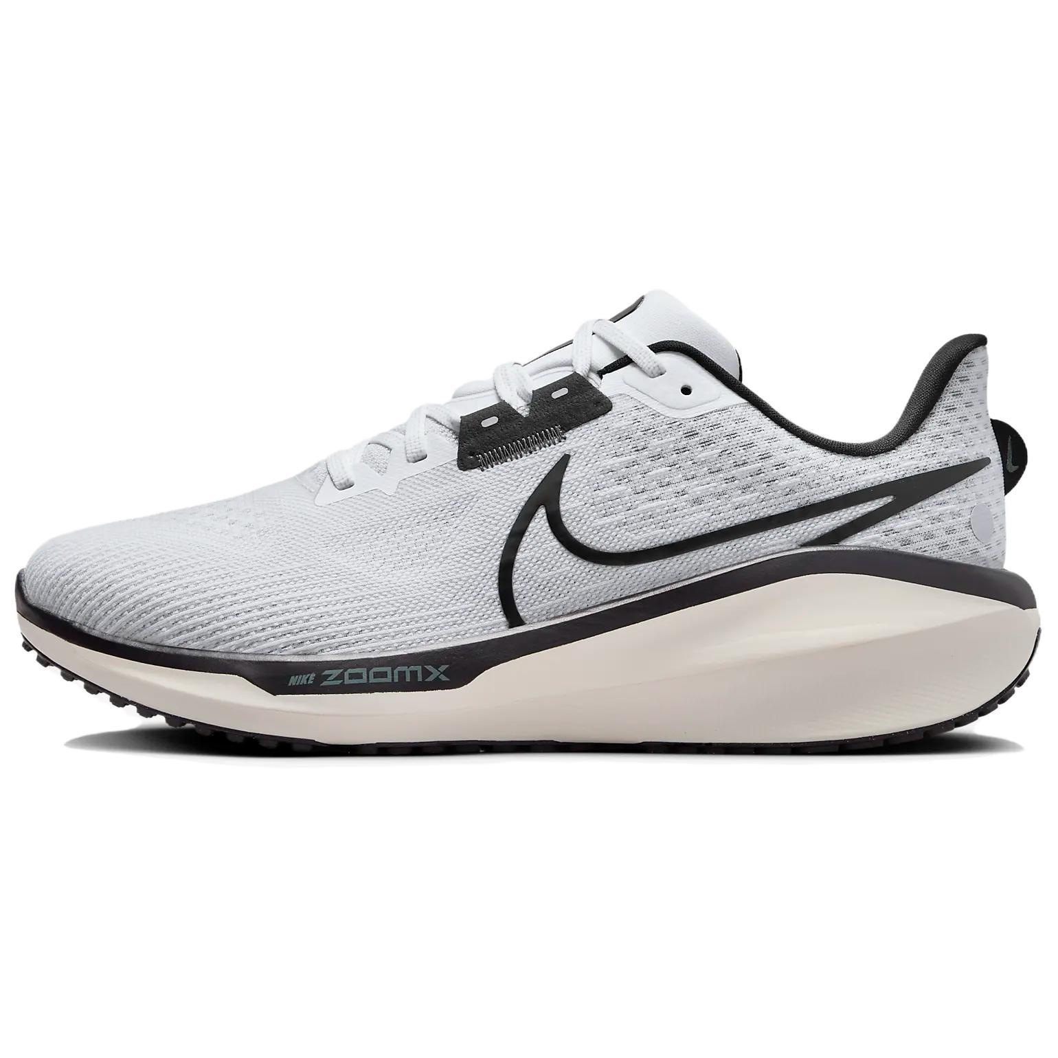 

Nike Vomero 17 Pure Platinum Black Мужские кроссовки Серый Белый Винтажно-зеленый FB1309-104 EU 38.5 чёрный/серый