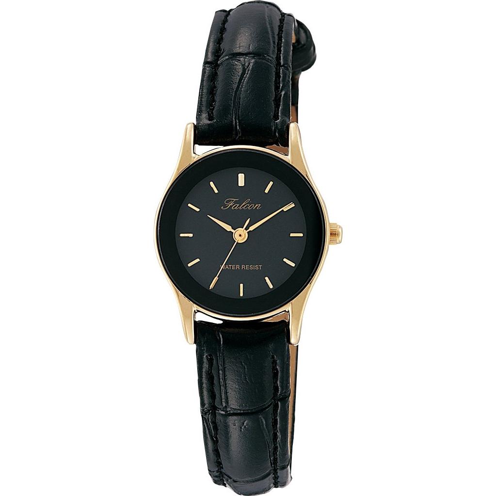 Citizen Q&Q Women's Analog Waterproof Watch QA37-102 Black Leather Strap Stylish & Durable