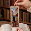 Cross Stitch Bookmark DIY Kit for Adults Beginners, Seasonal Cat Handmade Embroidery Kit, Gifts Lovers, Readers Reading Accessory