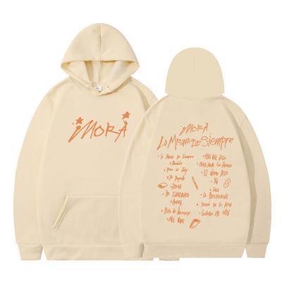 Singer Mora 2025 Grafik Buchstaben Vintage Grafik Hoodie Herren Mode Harajuku Trainingsanzug Langärmelig Winter Fleece Pullover Oberteile