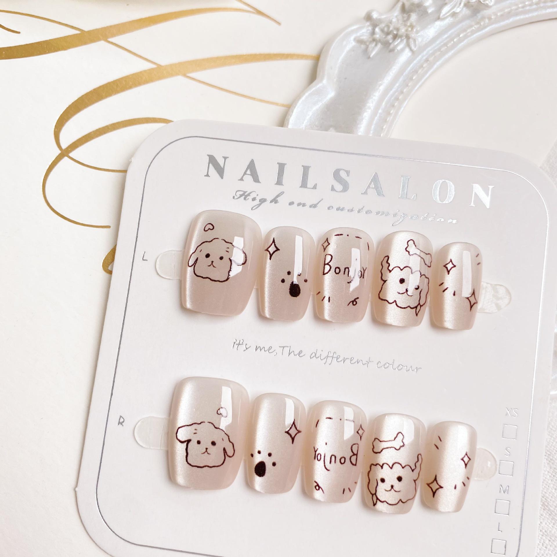 

Полоски Наклейки для нейл-арта «Кошачий глаз» и «Стрелки», Ручная роспись, Ледяные прозрачные, Милый дизайн, Упаковка 10 штук. M Medium (Includes 5-Piece Tool Set)