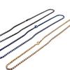 Stainless Steel Men's Versatile Chain – Multi-Color, Simple Everyday Style, Perfect for Jewelry Stacking.