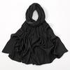 Long Plain Hijab Scarf Premium Modal Cotton Head Wraps Fashion Bamboo Modal Hijab  For Women