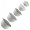 KADAX Set of 7 Kitchen Bowls + 3L Colander Plastic