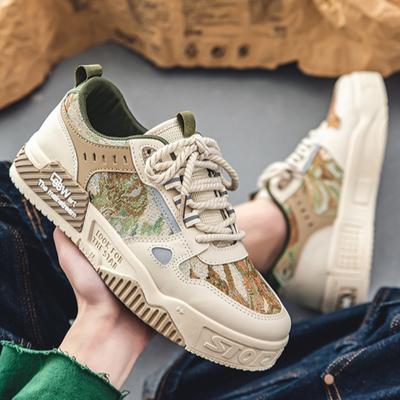 Mode Skor för Män Utomhus Casual Promenad Träningsskor Manliga Jogging Platå Sneakers Pojkar Skateboardskor Ballerinaskor 3D Graffiti Skor
