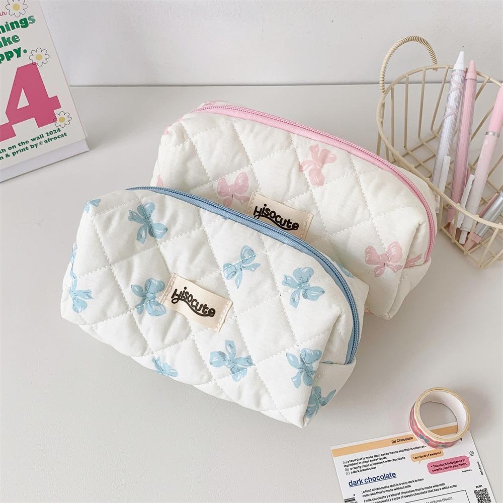Multi-function Pen Bag Bowknot Stationery Organizer Portable Pen Box  Gift