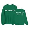 Women's Oversized Long Sleeve Crewneck Sweatshirt Casual Loose-Fitting Drawstring