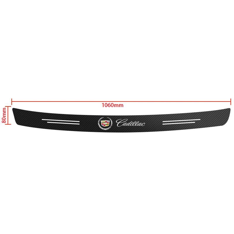 Adesivo Protettivo in Fibra di Carbonio per Paraurti Posteriore e Portabagagli Auto per Cadillac ATS BLS CT4 CT6 CTS ESCALADE STS XLR XT4 XT5 XTS SLS