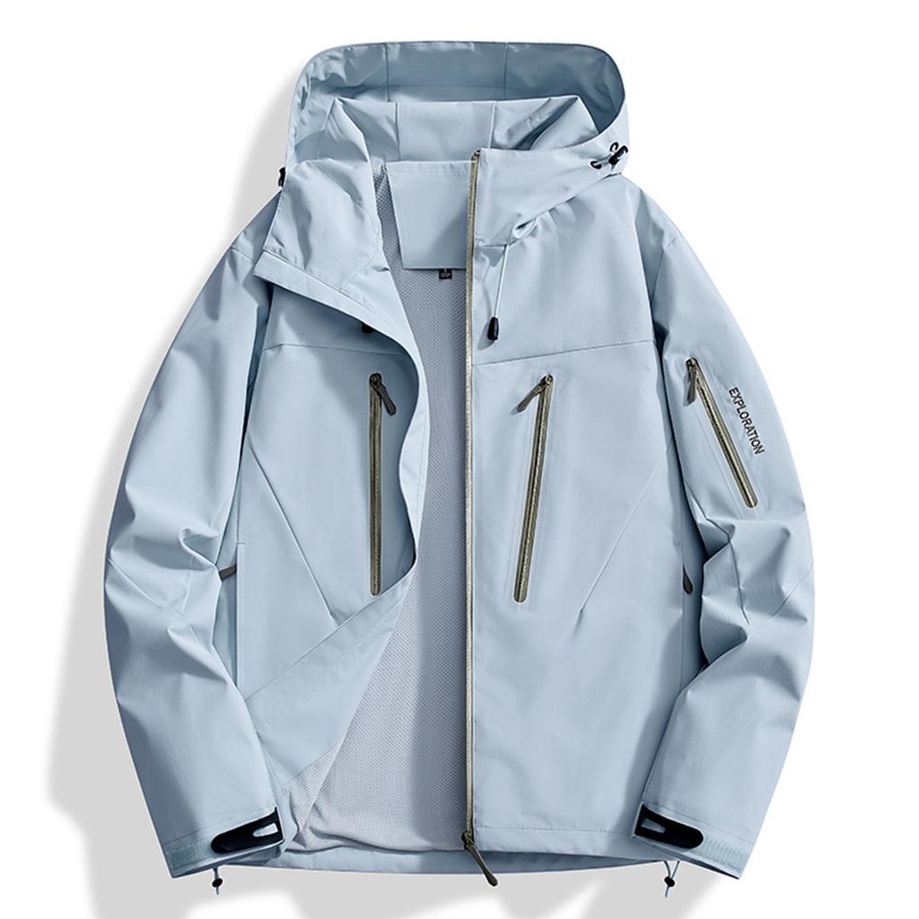 Ladies' Loose Comfortable Fashionable Outdoor Windproof And Waterproof Jacket With Characters(EXPLORATION)Jacket
