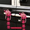 Ensemble de Fleurs de Décoration de Voiture de Mariage - Décoration de Poignée de Porte et Arrangement de Dote