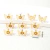 10Pcs Mini Butterfly Hair Claw Clips Alloy Fashionable Cute Small Side Pin Hairpin Girls Women Hair Accessories for Daily Use