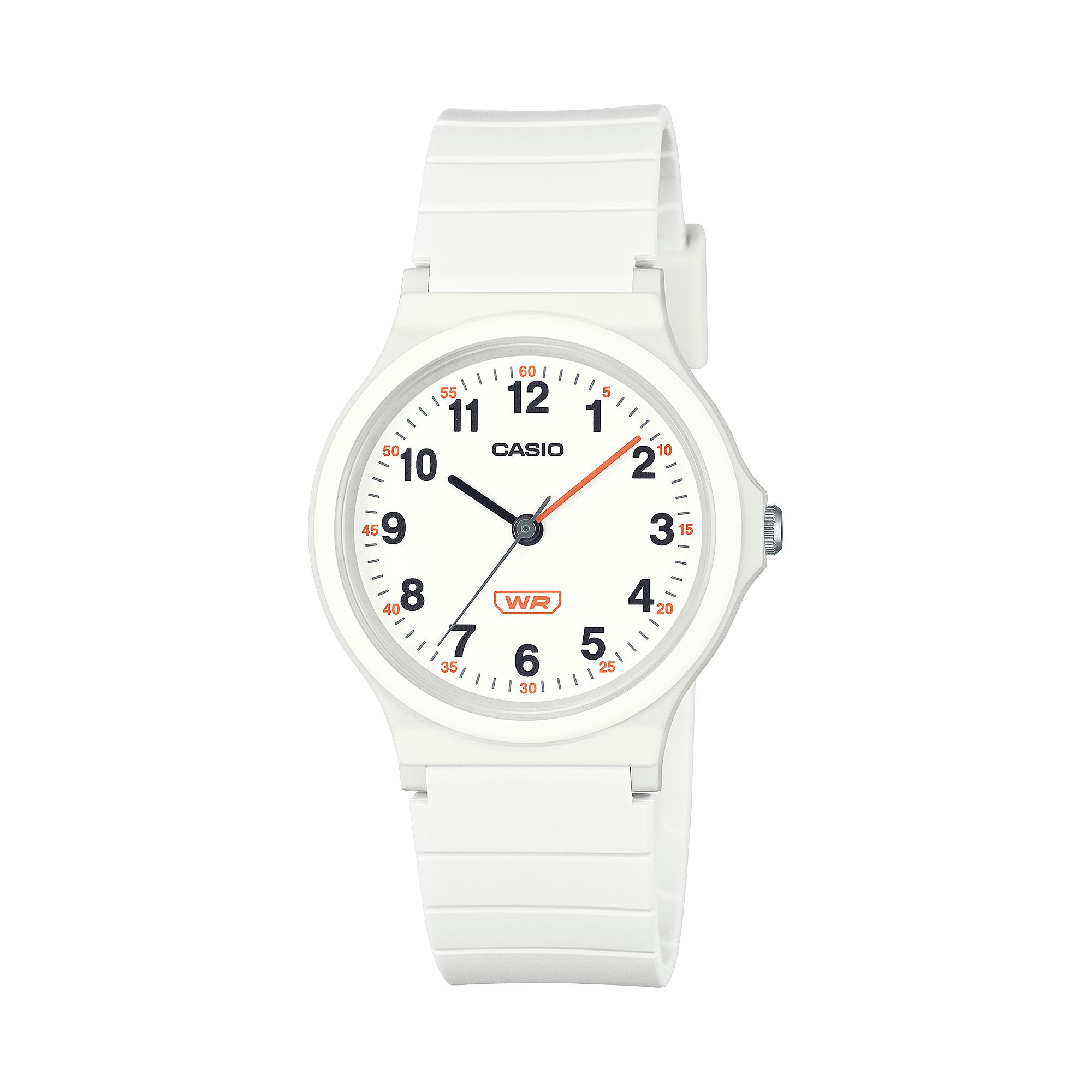 Casio Men s Resin Water Resistant Analog Quartz Watch LQ-24B-7B белый
