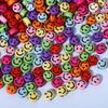 Smiley Face Acrylic Beads for DIY Jewelry - Round, Colored Beads for Children's Bracelets & Necklaces