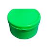 Multi Color Denture Bath Case Leak Proof Lid And Drain Basket For Retainer Storage Oral Care Travel