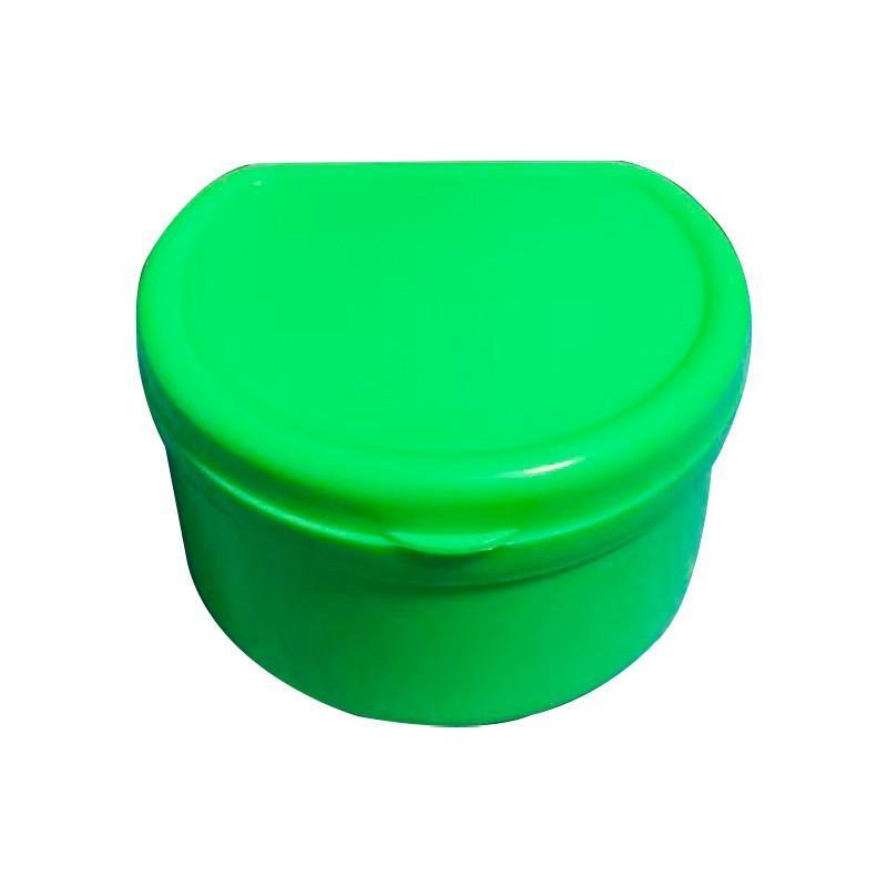 Multi Color Denture Bath Case Leak Proof Lid And Drain Basket For Retainer Storage Oral Care Travel
