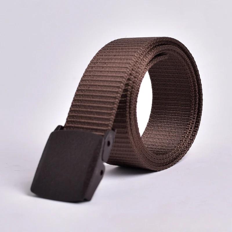 Belts Men and Women Nylon Webbing Tactical Military Casual Designer Canvas Jeans Belt High Quality Army Waist Fabric Strap 120cm
