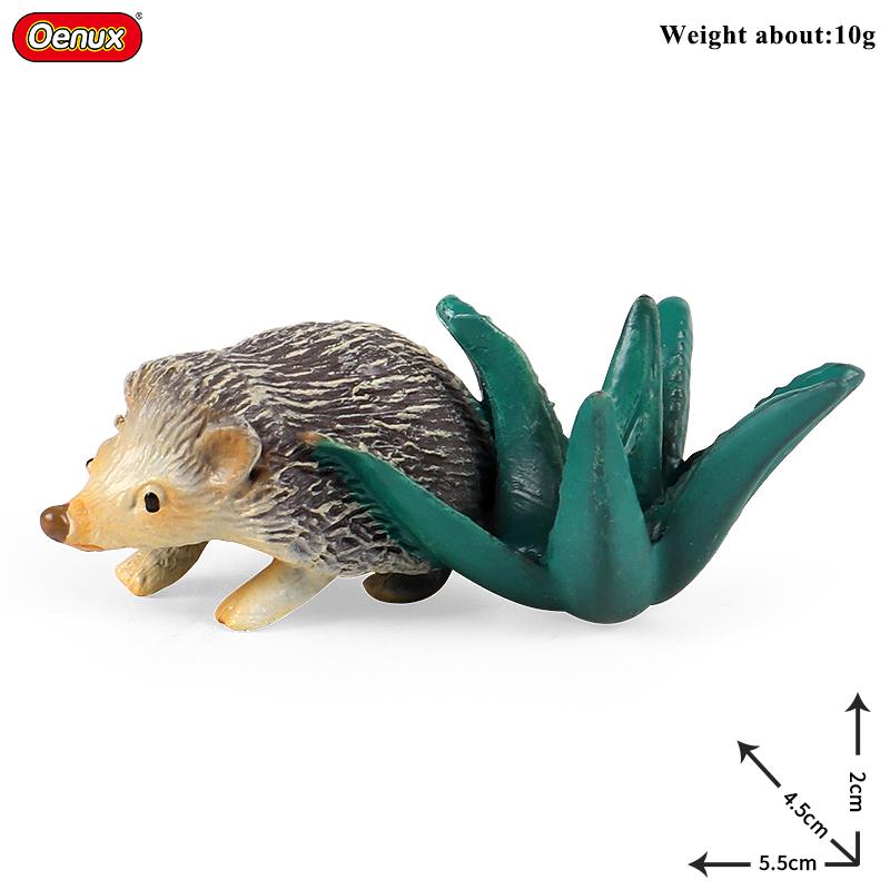 Oenux  Wild Animals Forest Orangutan Pigeon Hedgehog Aardvark Capybara Action Figure Model Figurines Pvc Collection Kids Toy