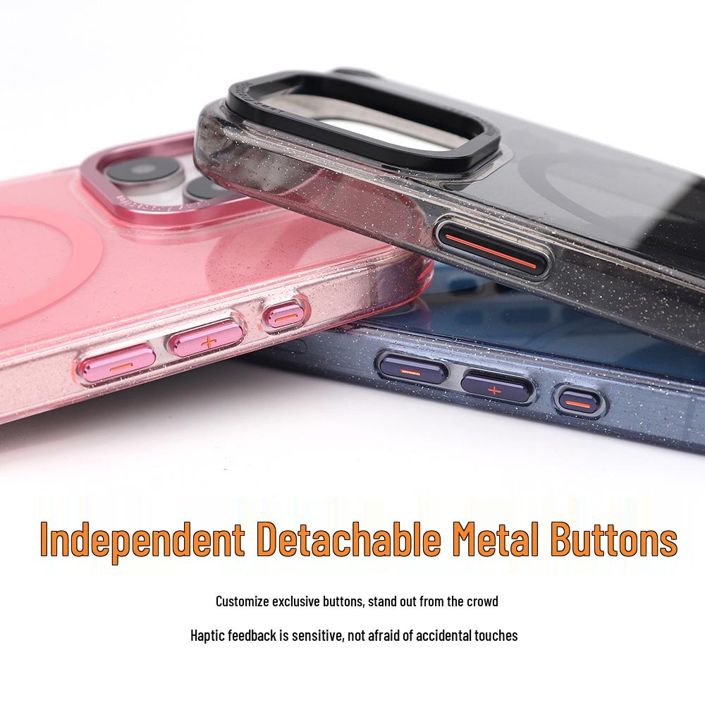 Glitter Drop-proof Case for Apple 15 Pro Max/Plus & 14 Pro