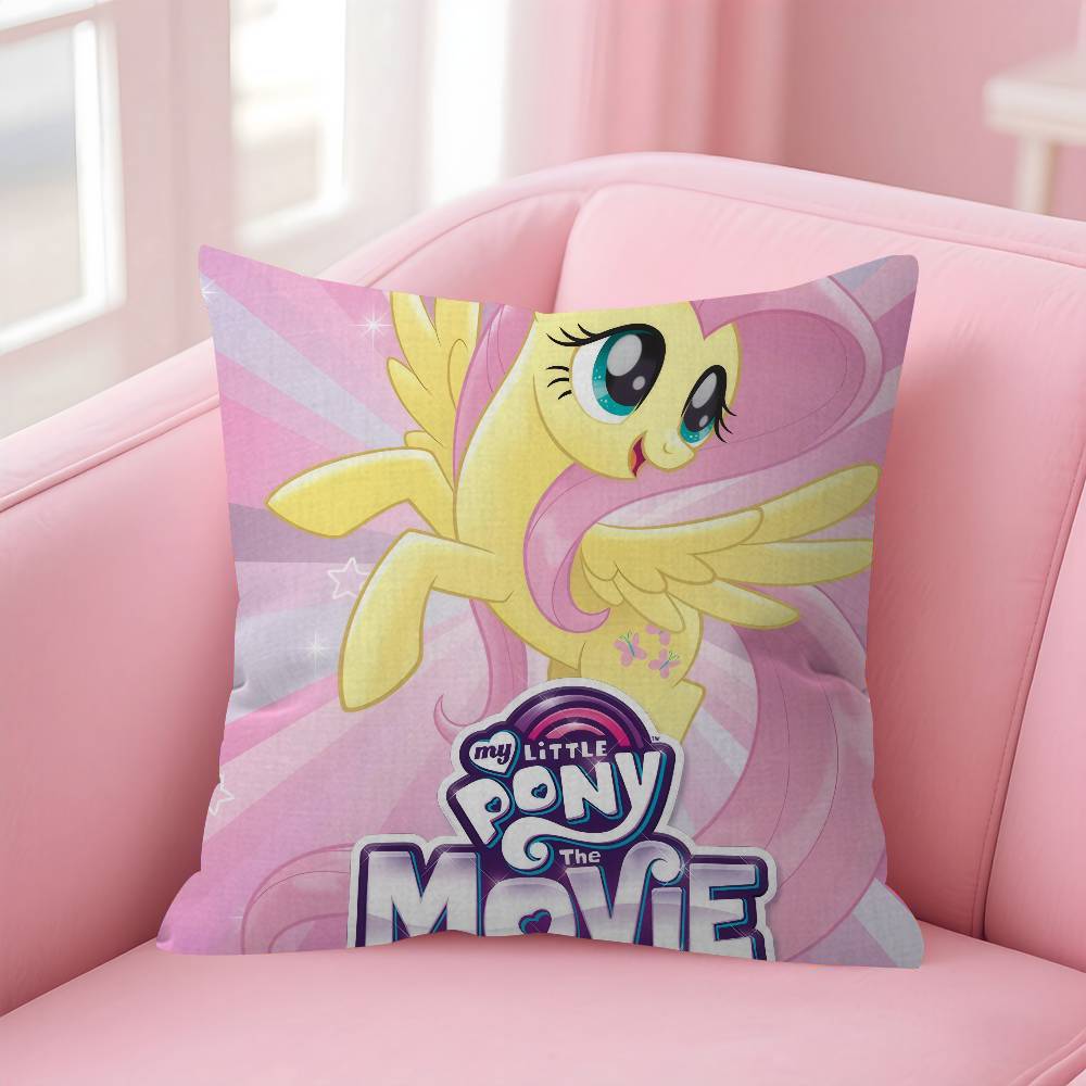 Maple Design Cushion Cover Happy Autumn Harvest Decor Holiday Decorati Pillow Cover Cartoon My L-Little P-Pony Pink