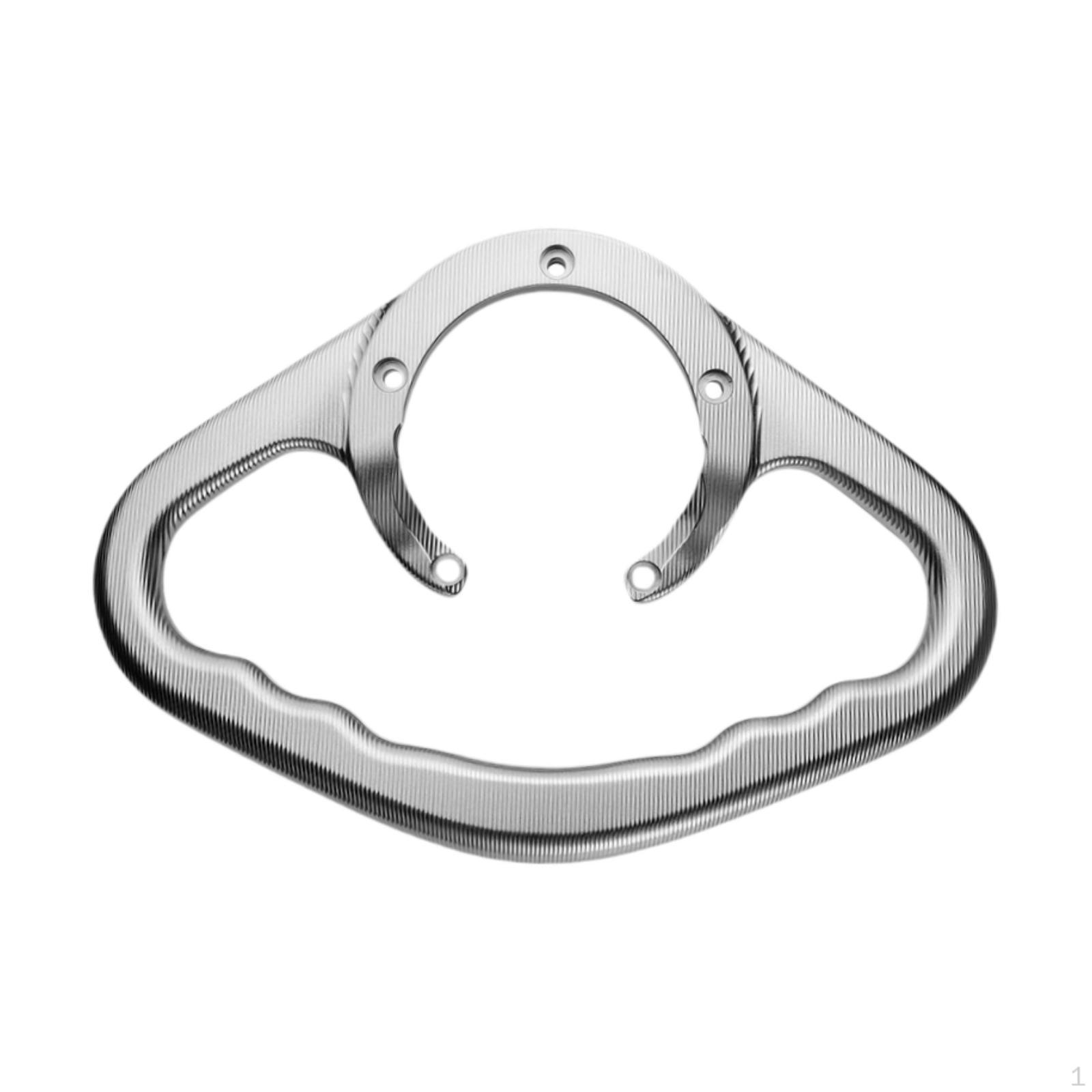 

Tank Armrest Motorcycle Accessory Handlebar Repair Professional Upgrade Rear Passenger Gas Bar серебряный