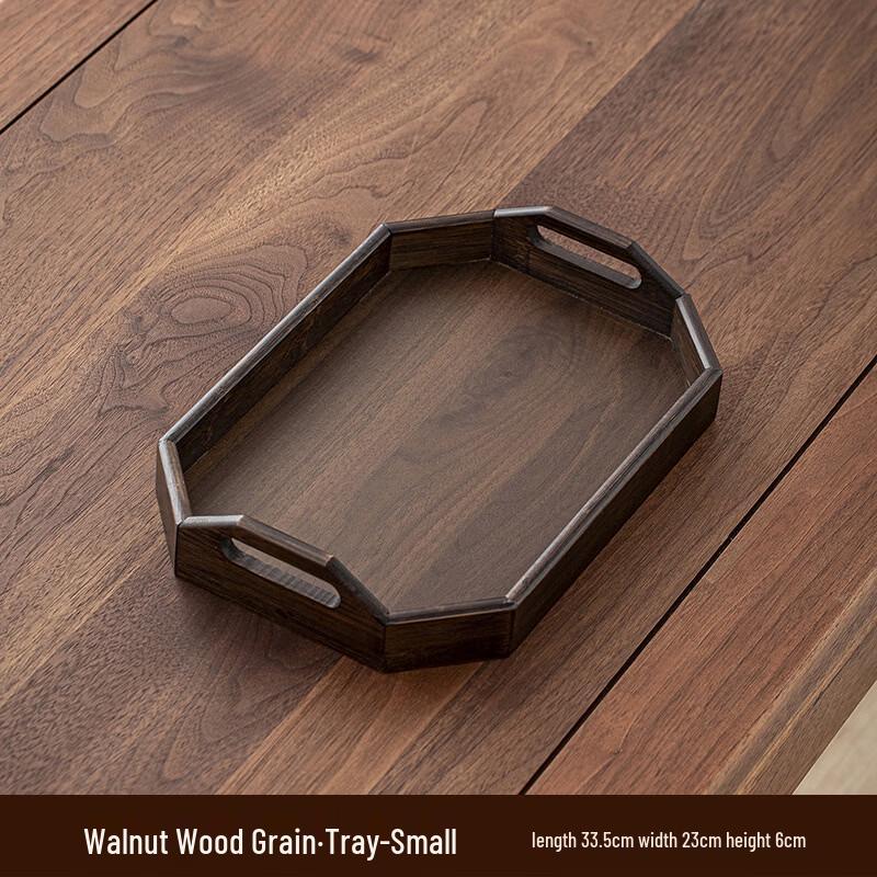 

Rectangular Walnut Wood Tea Tray