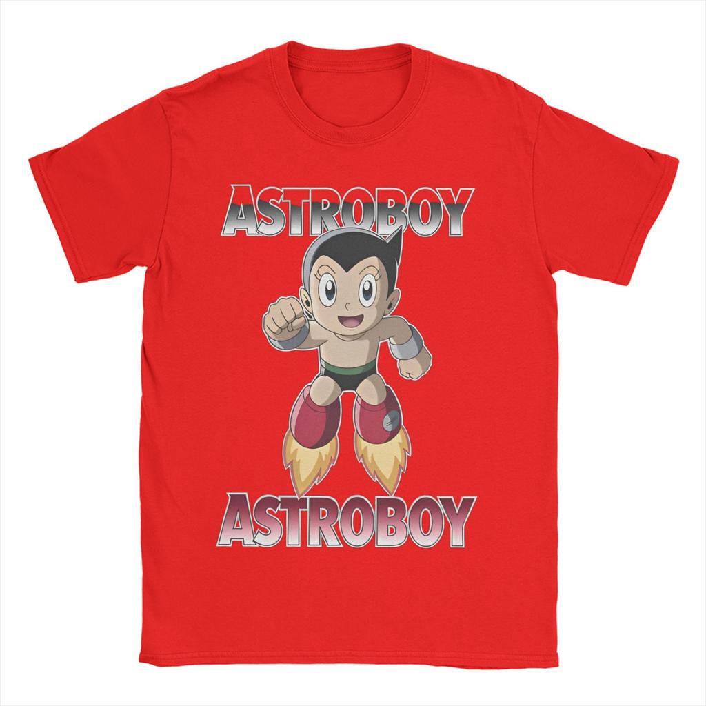 Astro Boy   TShirt Summer  Anime  Hippie T Shirts Unisexs Pure Cotton Crew Neck Plus Size Clothing Short Sleeve YK Casual Tops