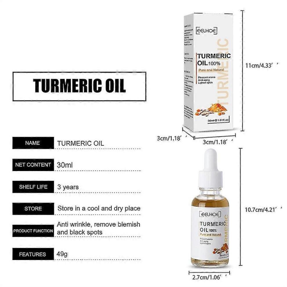Eelhoe 30ml Turmeric Oil Pure Natural Pleasant Moisturizing Anti-aging
