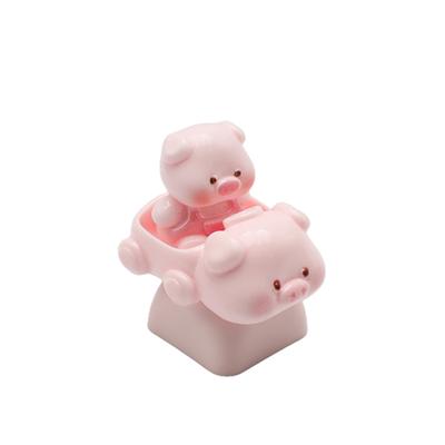 Customizable Piggy Theme Resin Keycaps Mechanical Keyboards Keycap Featuring Ergonomic And Slip Proof