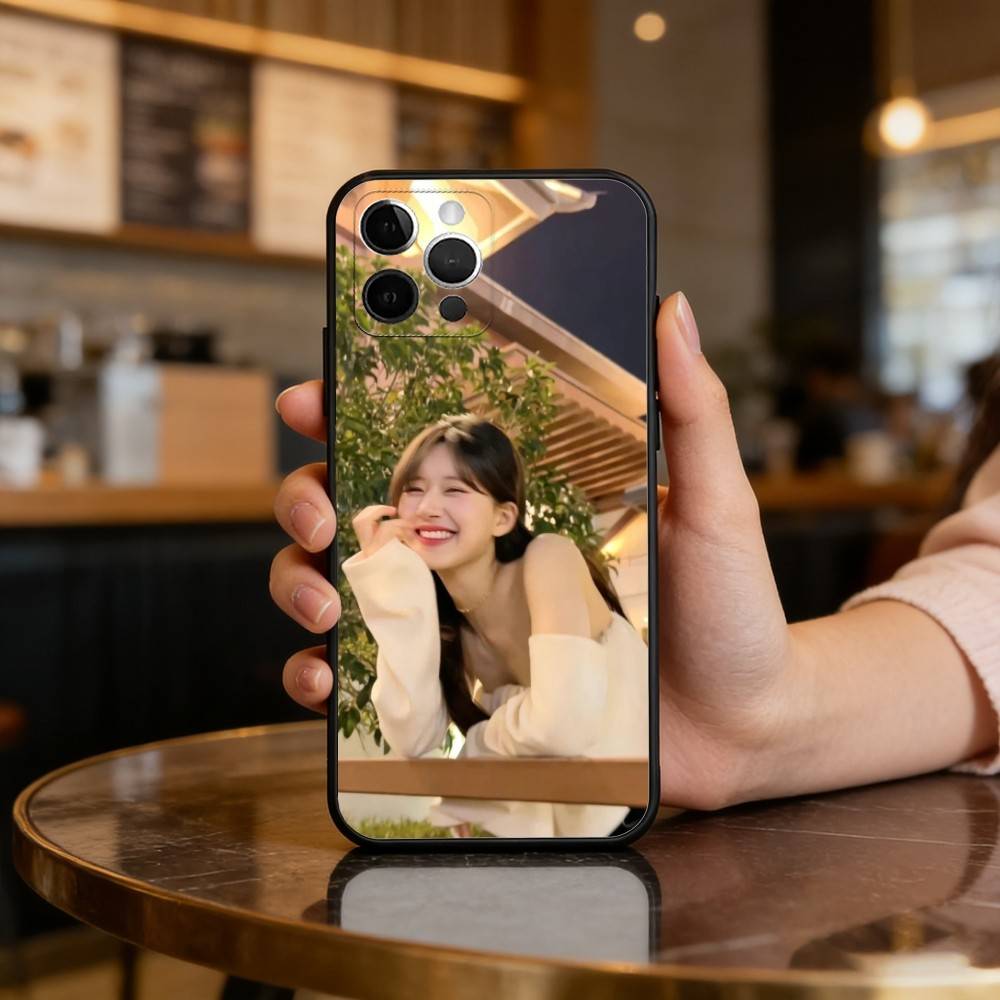 Chinesische Schauspielerin Lusi Rosy Zhao Weiches Silikon Schwarze Hülle, Handyhülle Für iPhone 17,16,15,14,13,12,11 Plus,Pro Max,XS