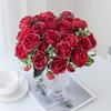 Artificial Flowers Silk Rose Outdoor UV Protection Wedding Party Bridal Bouquets Home Garden Room Yard Decorations Diy Gifts Box