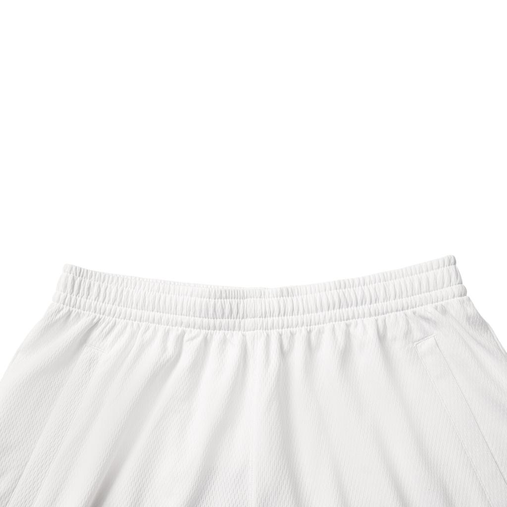 Li-Ning Simple Versatile Comfortable Loose Basketball Shorts Men Shorts Standard-White AAPV033-5