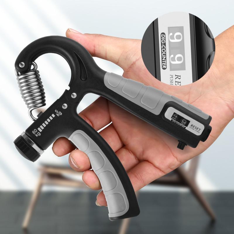 5-60 kg Nastavitelný těžký uchopovač Fitness Ruční Cvičební Grip Trénink zápěstí Zvýšení síly Pružina Svírání prstů Karpální expandér