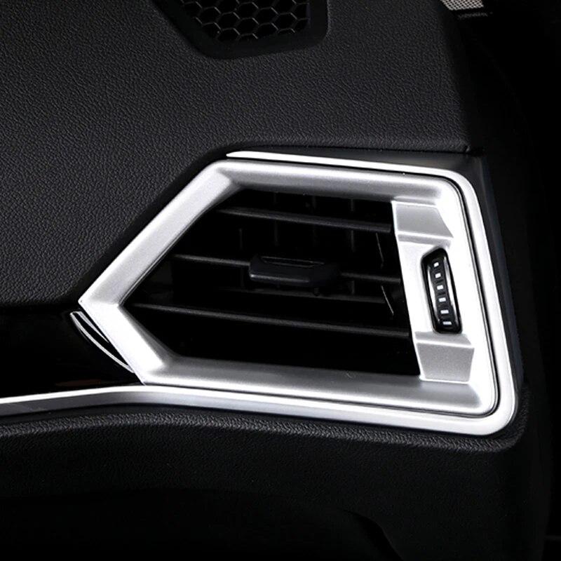 2PCS Car Center Console Front Air Outlet Vent Frame ABS Decoration Auto Interior Accessories For BMW 3 Series G20 G28 -21